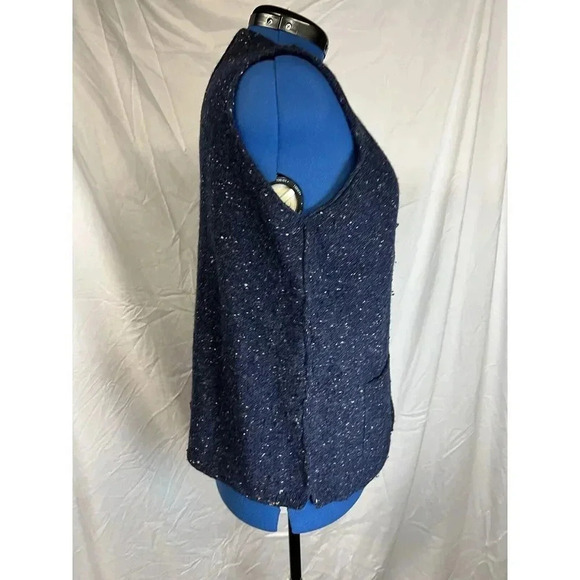Vintage Woolrich Navy Wool vest Woman’s size Large - Picture 3 of 8